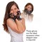 Fingerless Lace Black Gloves - Ladies and Girls Ruffled Lace Finger Free Bridal Wrist Gloves